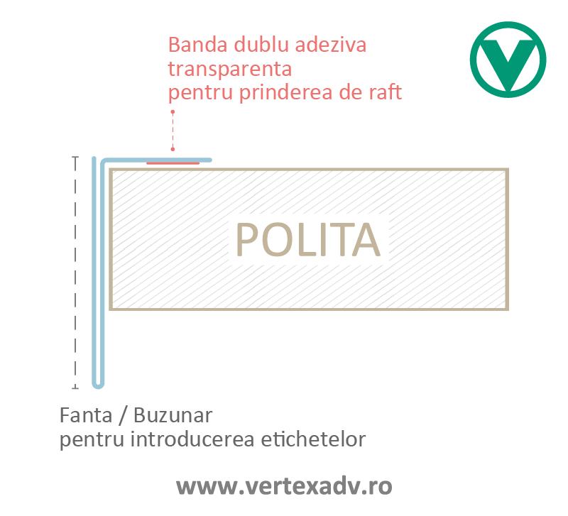 suport eticheta adeziva